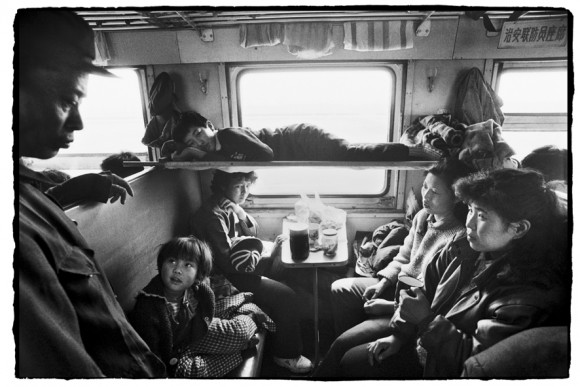 Chinese People on the Train. © Wang Fuchun