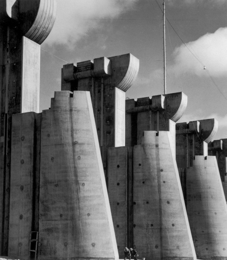 Fort Peck Dam, Fort Peck, MT, 1936 by Margaret Bourke-White © Time Inc.