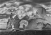 foto della penisola antartica della mostra genesi salgado prorogata