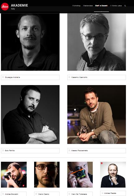Leica Akademie, il sito italiano