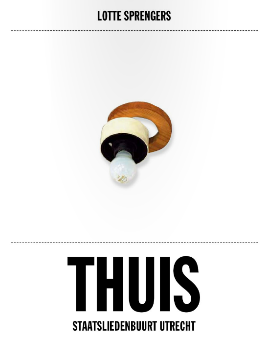La copertina del libro che racchiude l'intero progetto di Thuis 