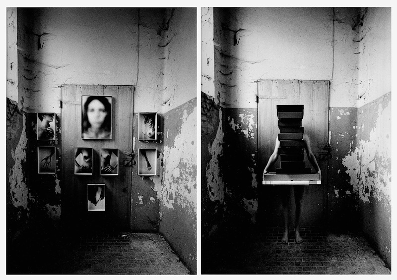 Gian Luca Groppi, La ragazza in scatola, da MUTAZIONI, 2008, Stampa ai sali d'argento, cm 50 x 100, 5, VisionQuesT contemporary photography