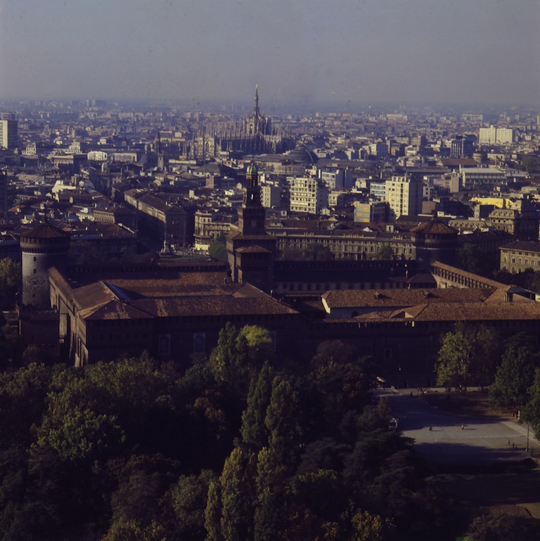 Gianni Berengo Gardin, veduta panoramica della città di Milano
