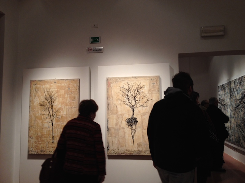 le due opere di Hyena esposte al museo 