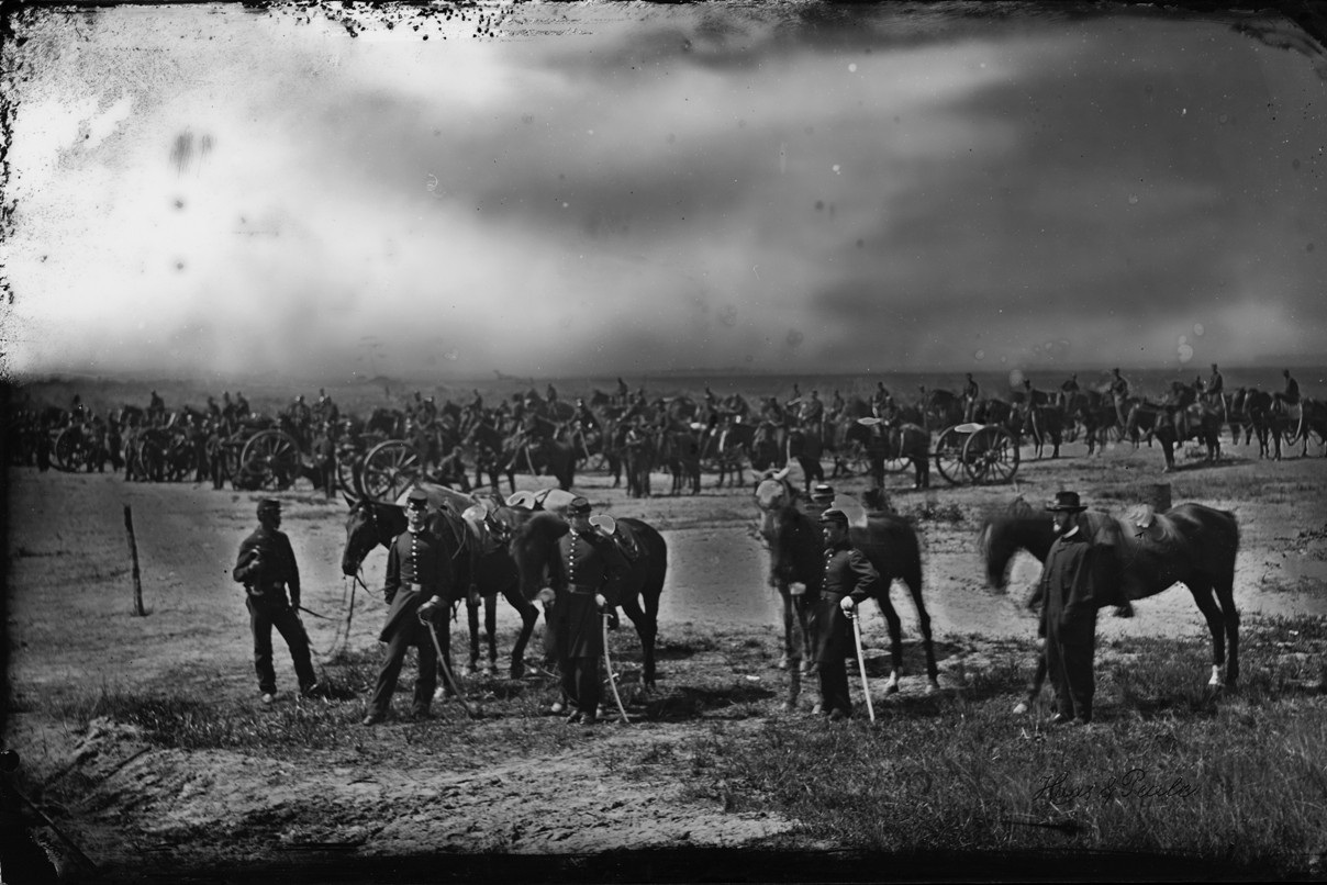 Unità di artiglieria Morris Island (Carolina del Sud) luglio o agosto 1863 Haas&Peale   Courtesy Library of Congress Morris Island, South Carolina. Unidentified artillery unit, July or August 1863 