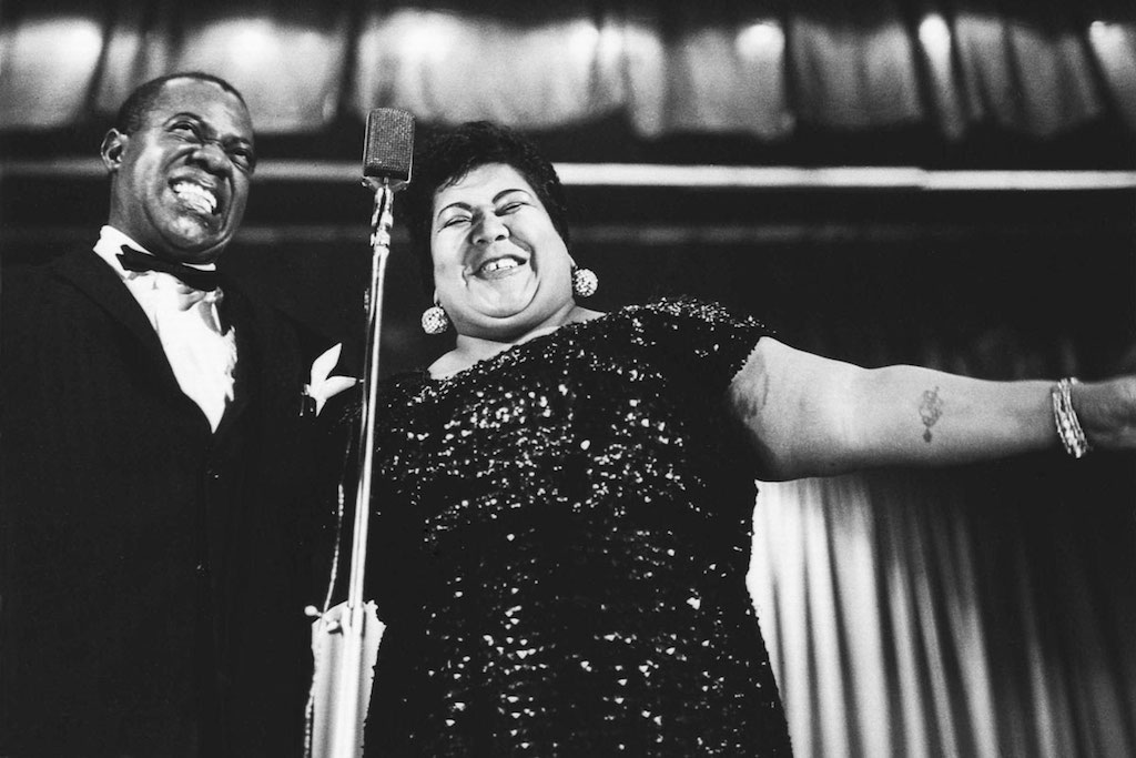 Louis Armstrong e Velma Middleton, Milano, 1959 © Riccardo Schwamenthal / CTSimages - Phocus 
