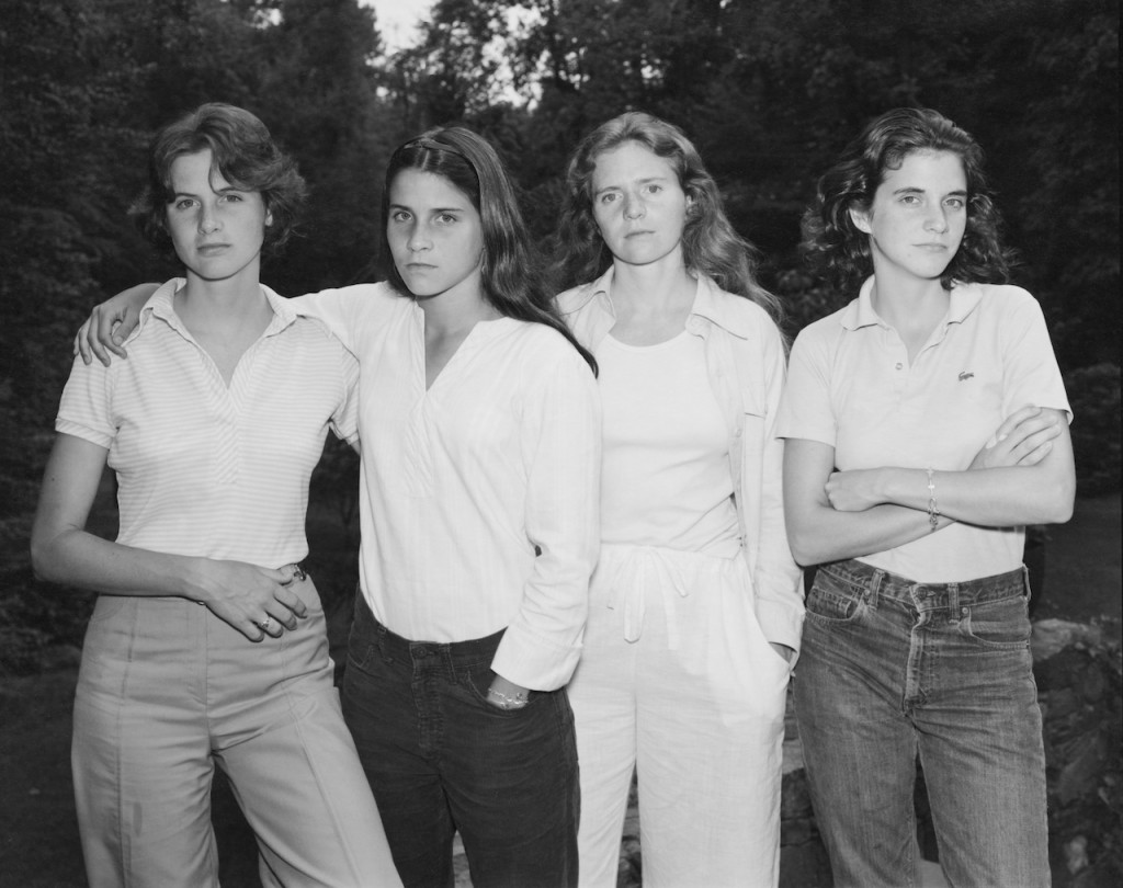 The Brown Sisters, 1974-­‐2014. 40 silver prints, 45.5 x 57.1 cm each © Nicholas Nixon. Courtesy Fraenkel Gallery, San Francisco