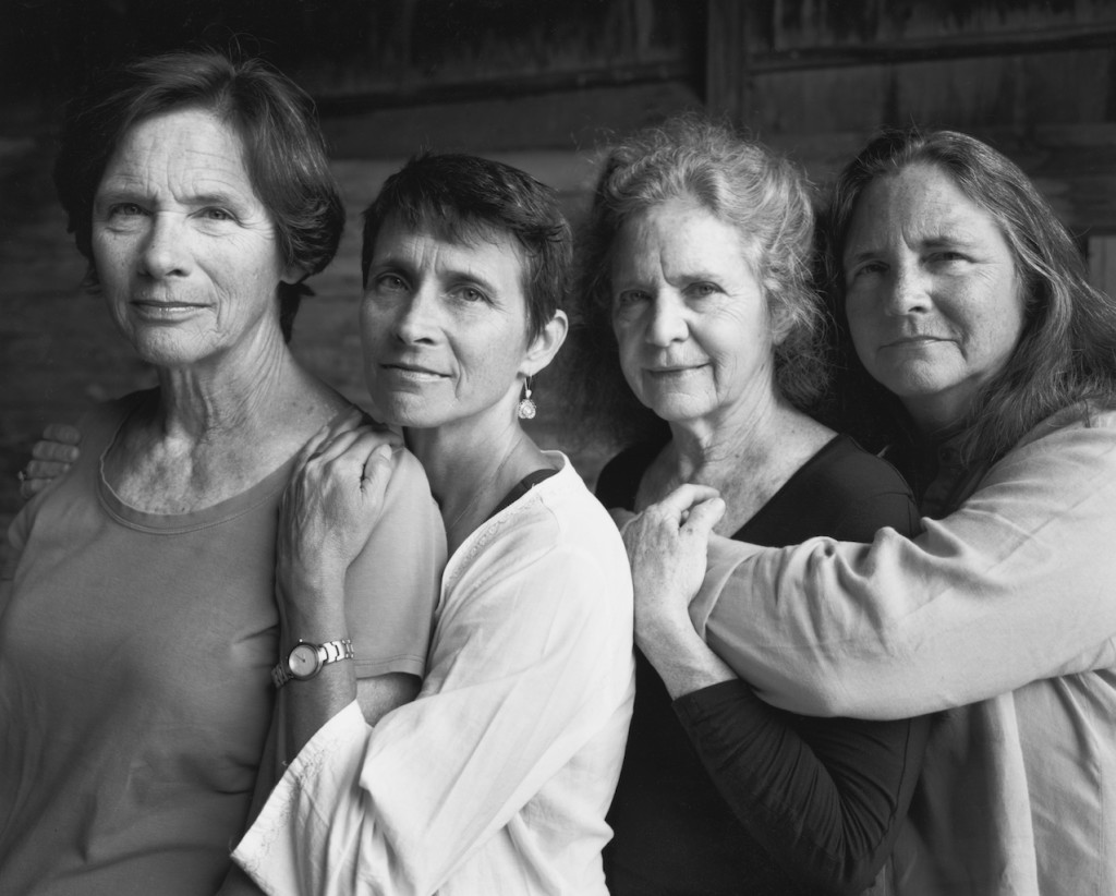 The Brown Sisters, 1974-­‐2014. 40 silver prints, 45.5 x 57.1 cm each © Nicholas Nixon, Courtesy Fraenkel Gallery, San Francisco