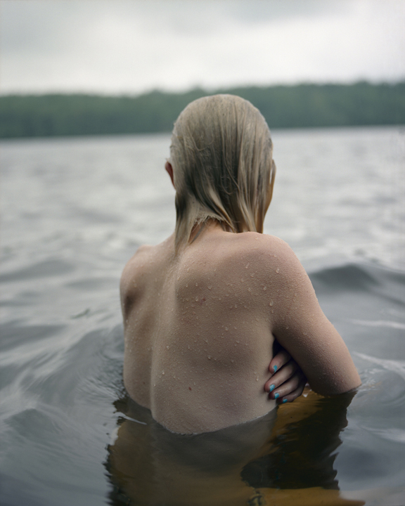 . JOCELYN LEE Untitled (Fiona in water), 2009 pigment print mounted to Dibond image, 23 1/2 x 19 1/4 inches paper and mount, 31 x 26 3/4 inches © Jocelyn Lee; courtesy Pace/MacGill Gallery, New York