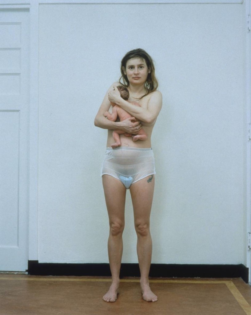 Julie, Den Hagg, The Netherlands. February 29, 1994, from the New Mothers cycle, 1994. C-­‐print, 117 x 94 cm. Courtesy Rineke Dijkstra amd Marian Goodman Gallery