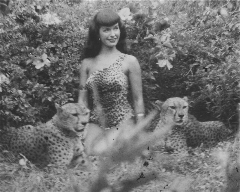 ©Bunny Yeager, 1954 Bettie Page, Courtesy of Michael Fornitz
