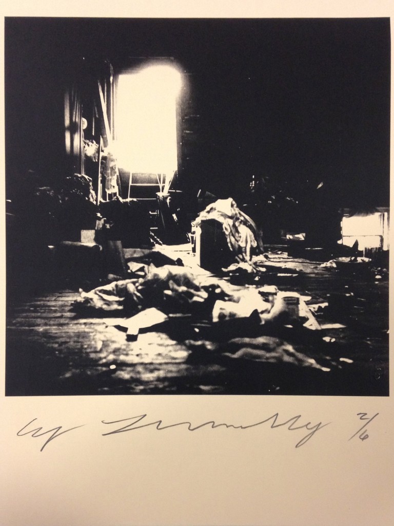 Cy Twombly, Robert Rauschenberg combine material Fulton St. Studio, Courtesy: Fondazione Nicola Del Roscio. 