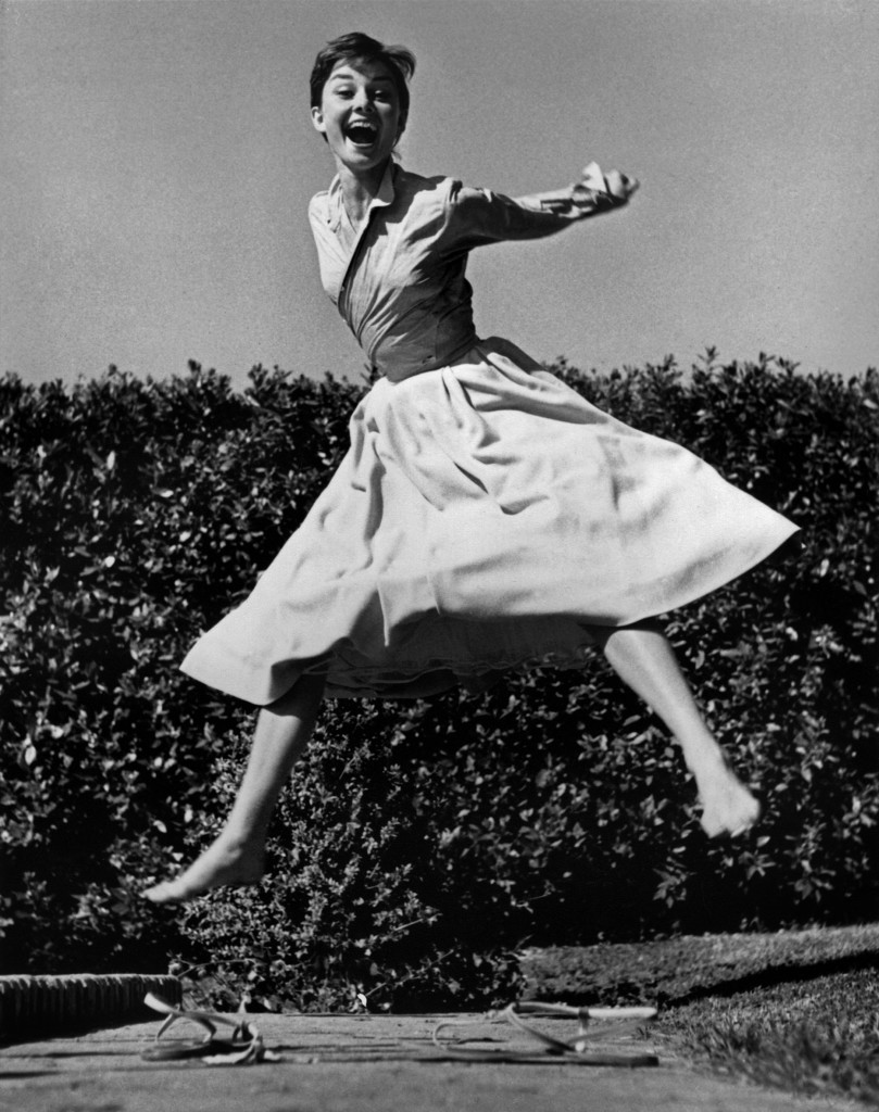 Dutch actress Audrey HEPBURN. 1955. © Philippe_Halsman 