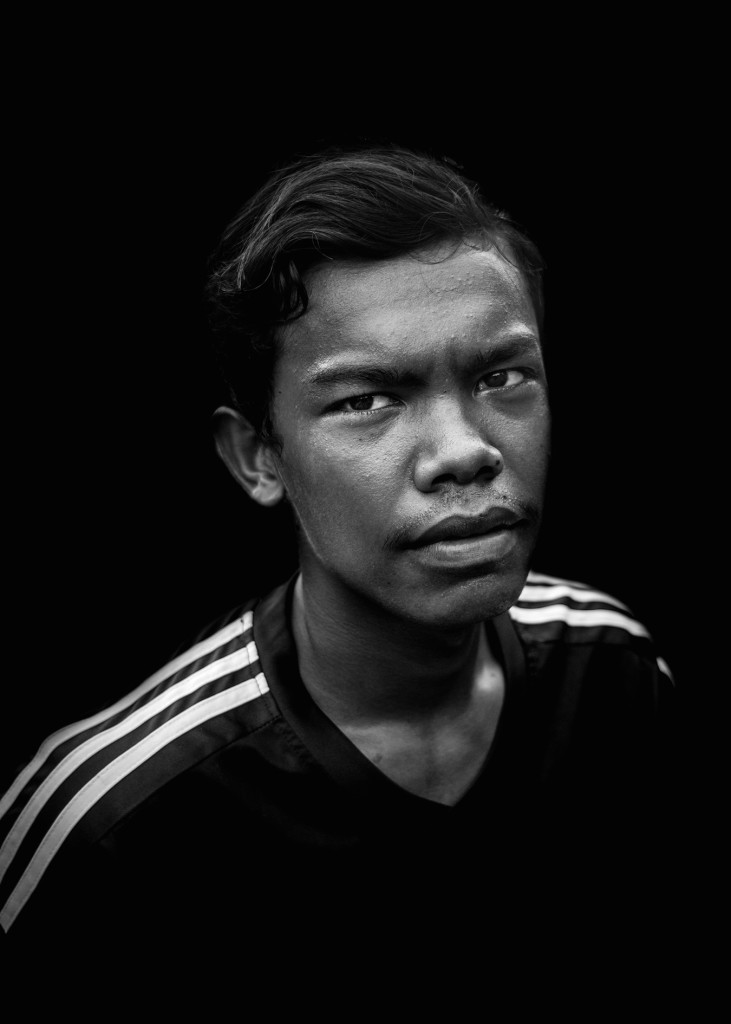 Lun, 17 years old. After the explosion, he didn’t feel anything. Some minutes later an unbearable pain. He wanted to become a football player