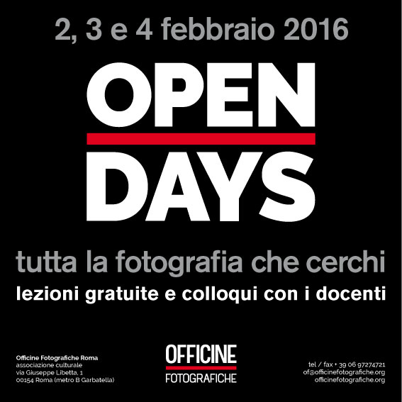 Open Days alle Officine Fotografiche di Roma febbraio 2016