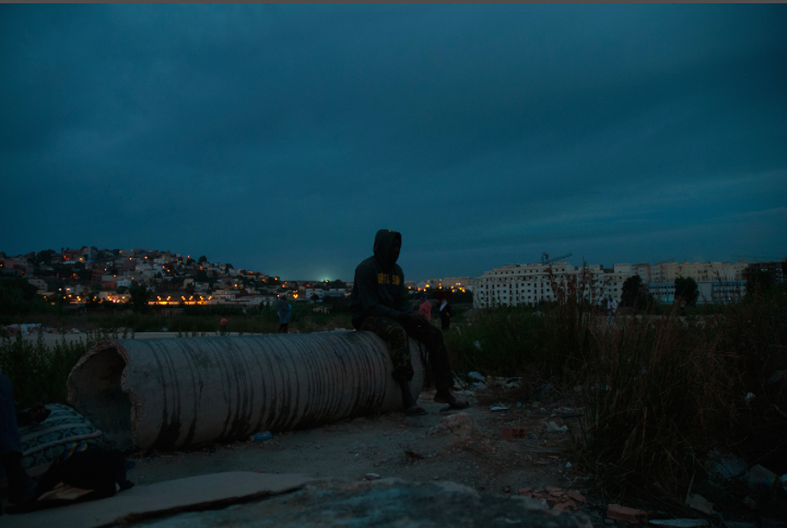 FRANÇOISE BEAUGUION in the country nowhere. Boukhalef Morocco 2015