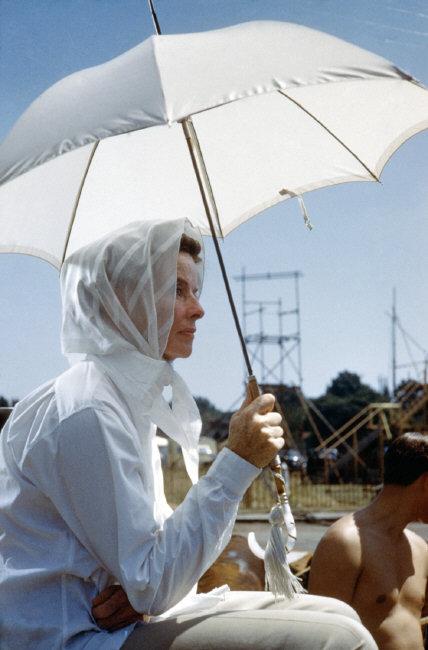 Katharine Hepburn during the filming of "Suddenly Last Summer". London, England, 1959  © Burt Glinn / Magnum Photos  