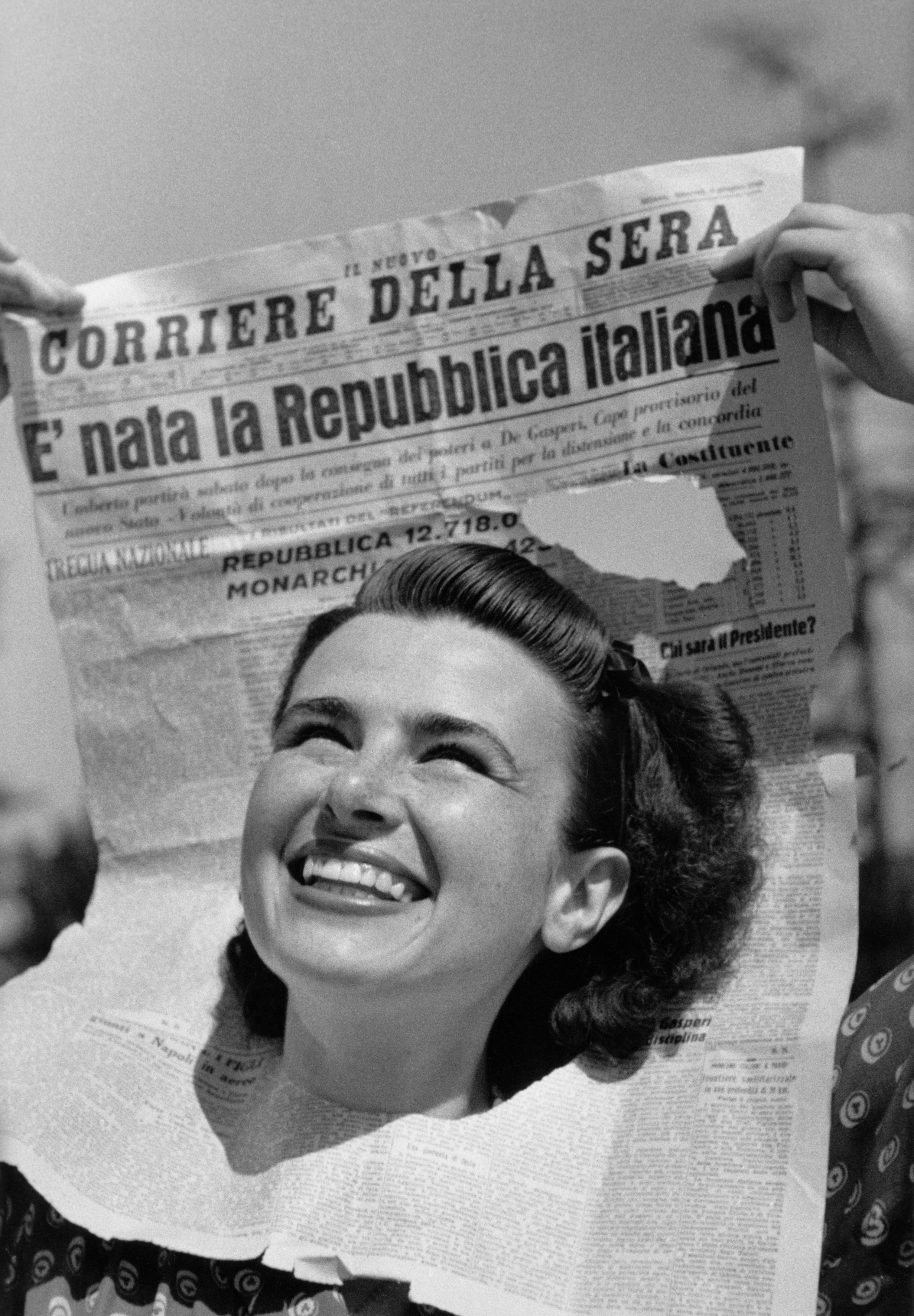 Federico Patellani, Immagine per la copertina di ""Tempo"" n. 22 del 15-22 giugno 1946", Milano, 1946