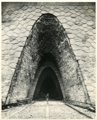 Centrale idroelettrica Aem di Lovero_Valtellina_26 marzo 1947_Archivio storico fotografico Aem Fondazione Aem Milano