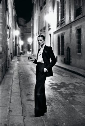 Rue Aubriot, French Vogue from the series White Women Paris 1975 © Helmut Newton Estate