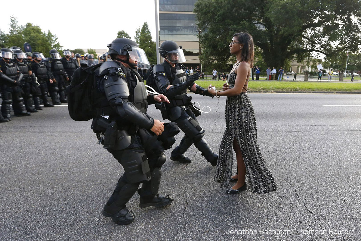© Jonathan Bachman, Thomson Reuters Title: Taking A Stand In Baton Rouge