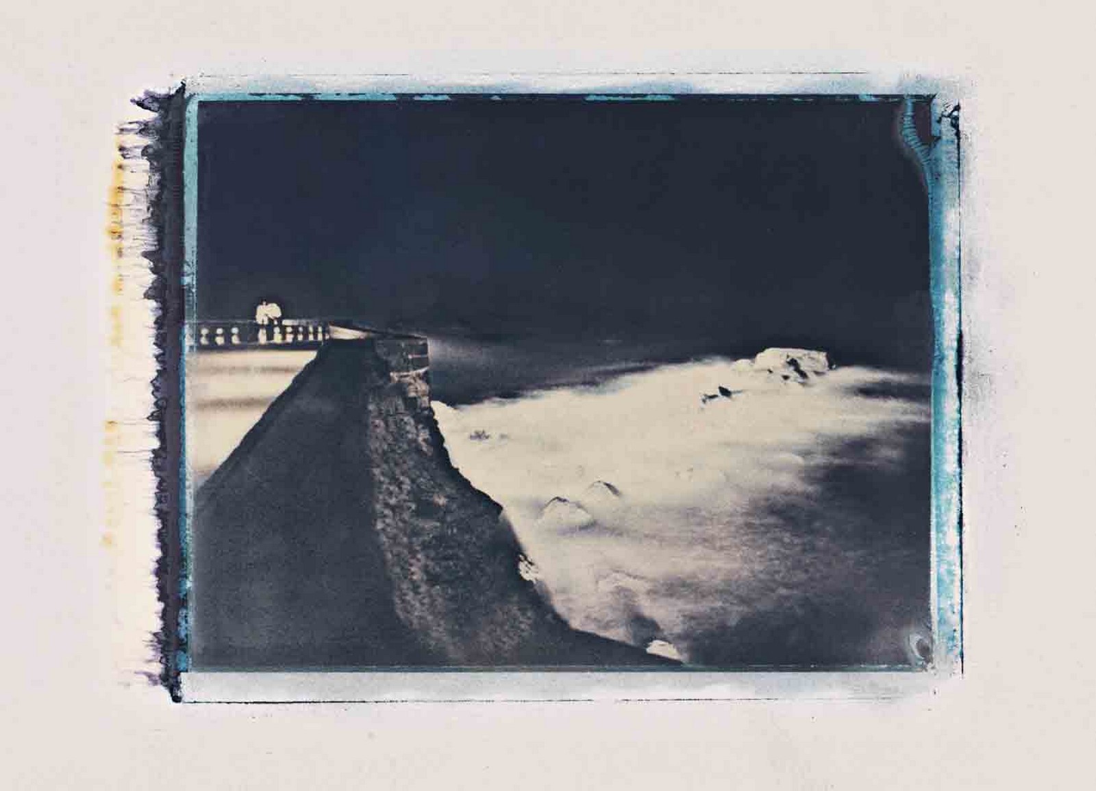 Fabrizio Ceccardi, Senza titolo, serie Ce côté l'avant de l'objectif, 1992, Polaroid transfer e acquerelli su carte Fabriano - Arches