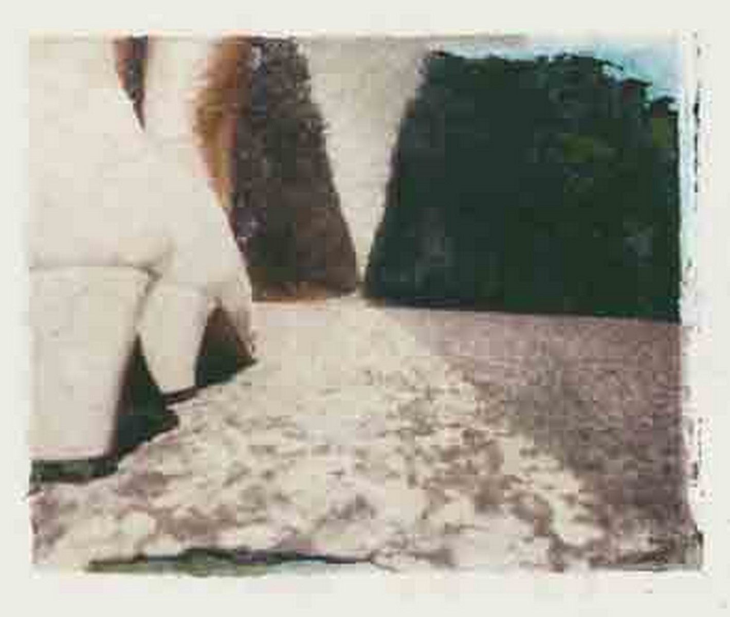 Fabrizio Ceccardi, Senza titolo, serie Ce côté l'avant de l'objectif, 1992, Polaroid transfer e acquerelli su carte Fabriano - Arches