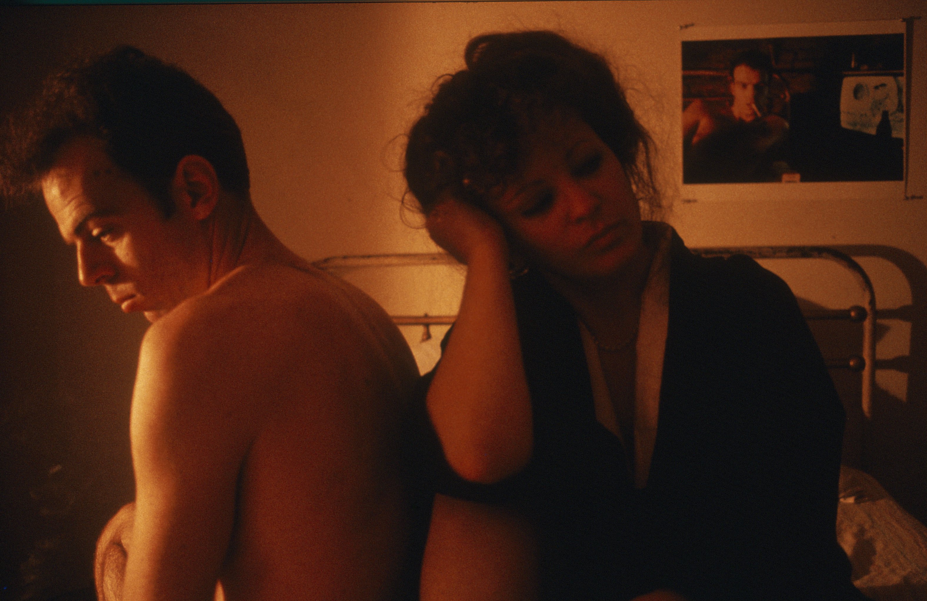 Nan Goldin, Self-portrait in kimono with Brian, NYC, 1983