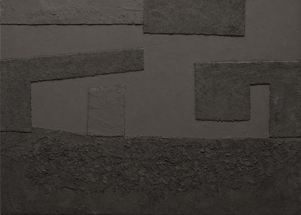 Alberto Burri Nero Cellotex 1992