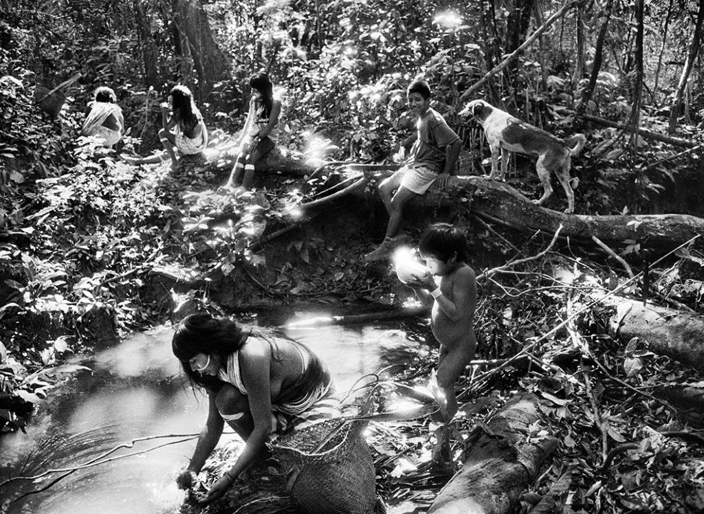 salgado Indigeni Marubo. Stato di Amazonas, Brasile, 1998