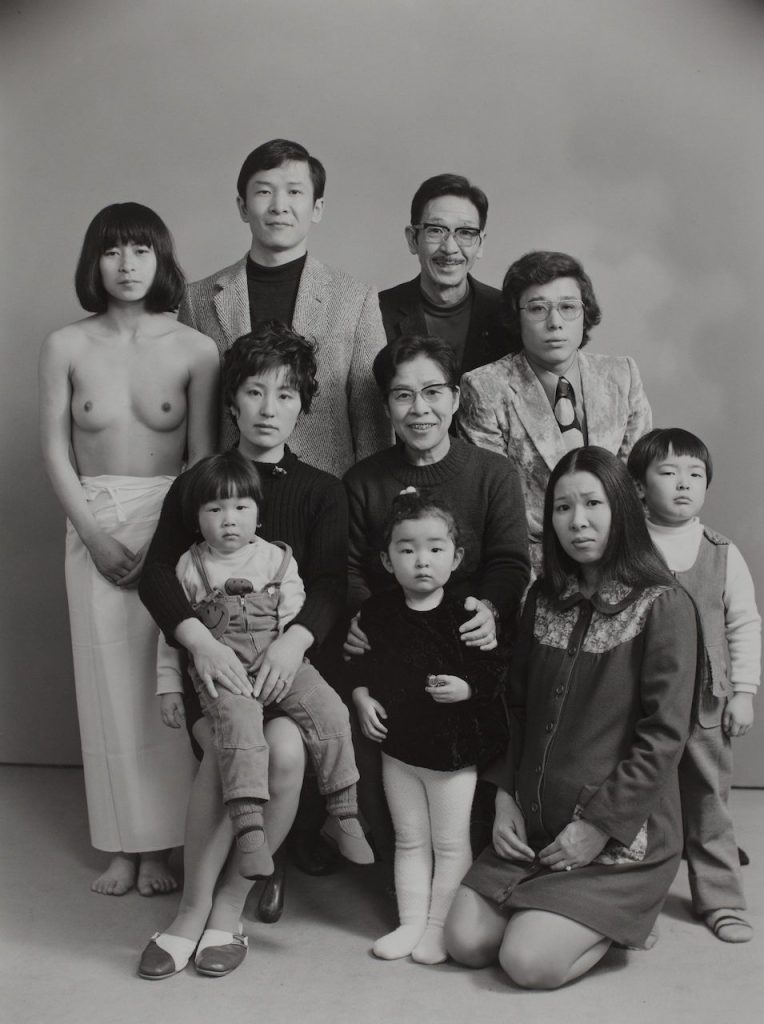 Masahisa Fukase Archive, On the left is K, an actor. Others as in Photograph 2, 1972 from the series Family, 1971-1980