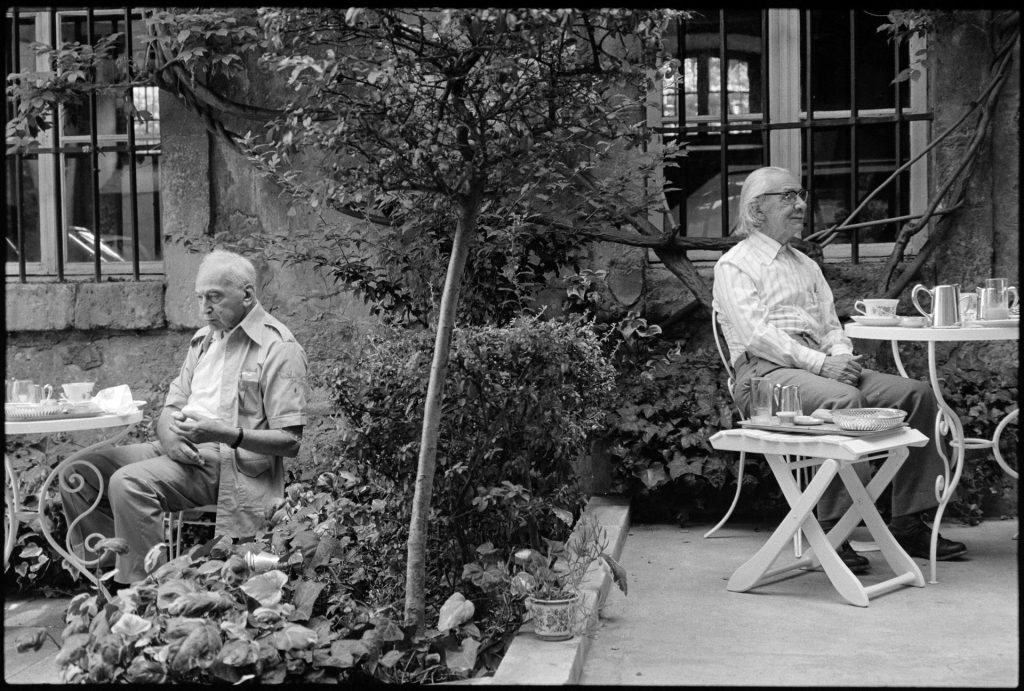 Branko Lenart, Rencontres, André Kertész & Manuel Alvarez Bravo, 1979, gelatina d'argento, Vintage prints, cm 30x40, con passpartout 50x60 cm