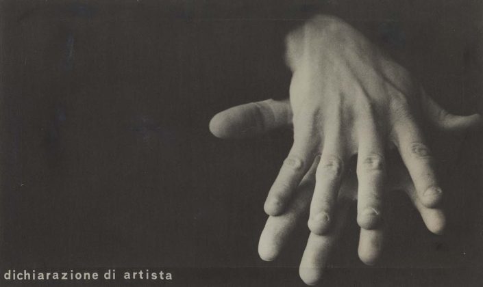 Ketty La Rocca Dichiarazione d’artista, 1971 © Archivio Ketty La Rocca | Michelangelo Vasta