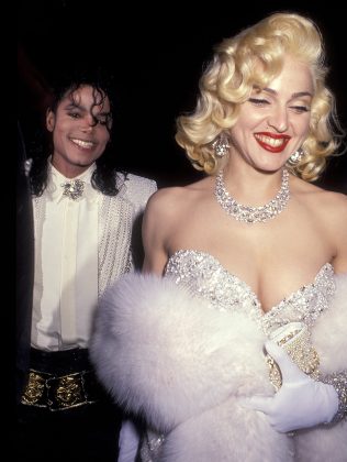 Michael Jackson e Madonna, 25 marzo 1991, West Hollywood, California Festa per la 63esima edizione degli Academy Awards