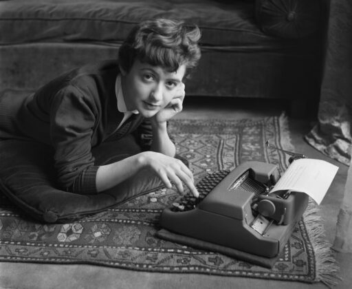 1954 La scrittrice Francoise Sagan Parigi Francia Sabine Weiss
