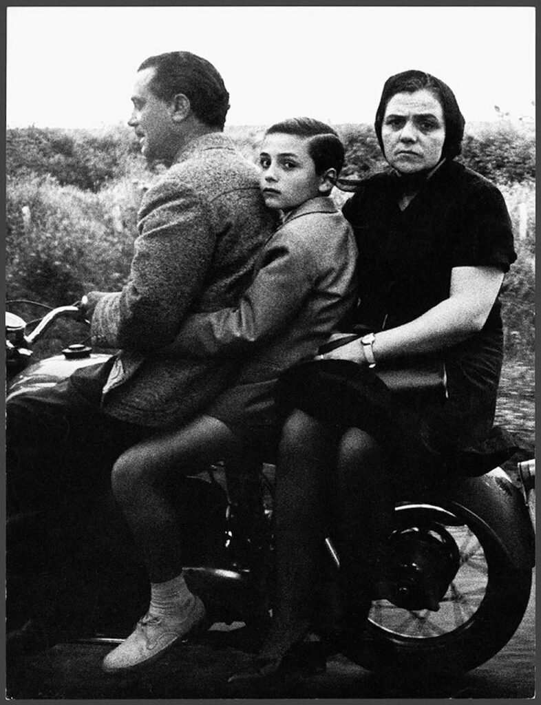 On the Vespa, Rome, 1956, photo by William Klein
