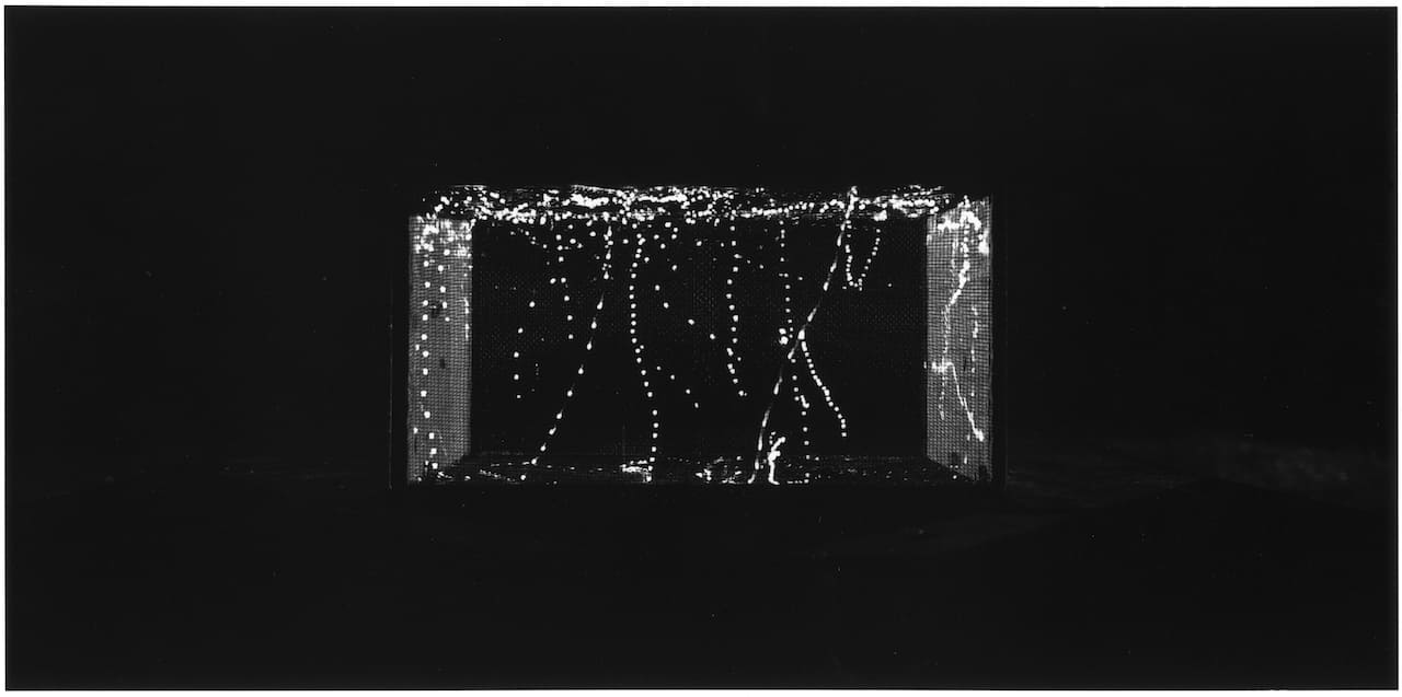 GREGORY CREWDSON, Untitled [46-69], 1996, Stampa alla gelatina ai sali d'argento, dimensione immagine 16,1x33 cm © Gregory Crewdson