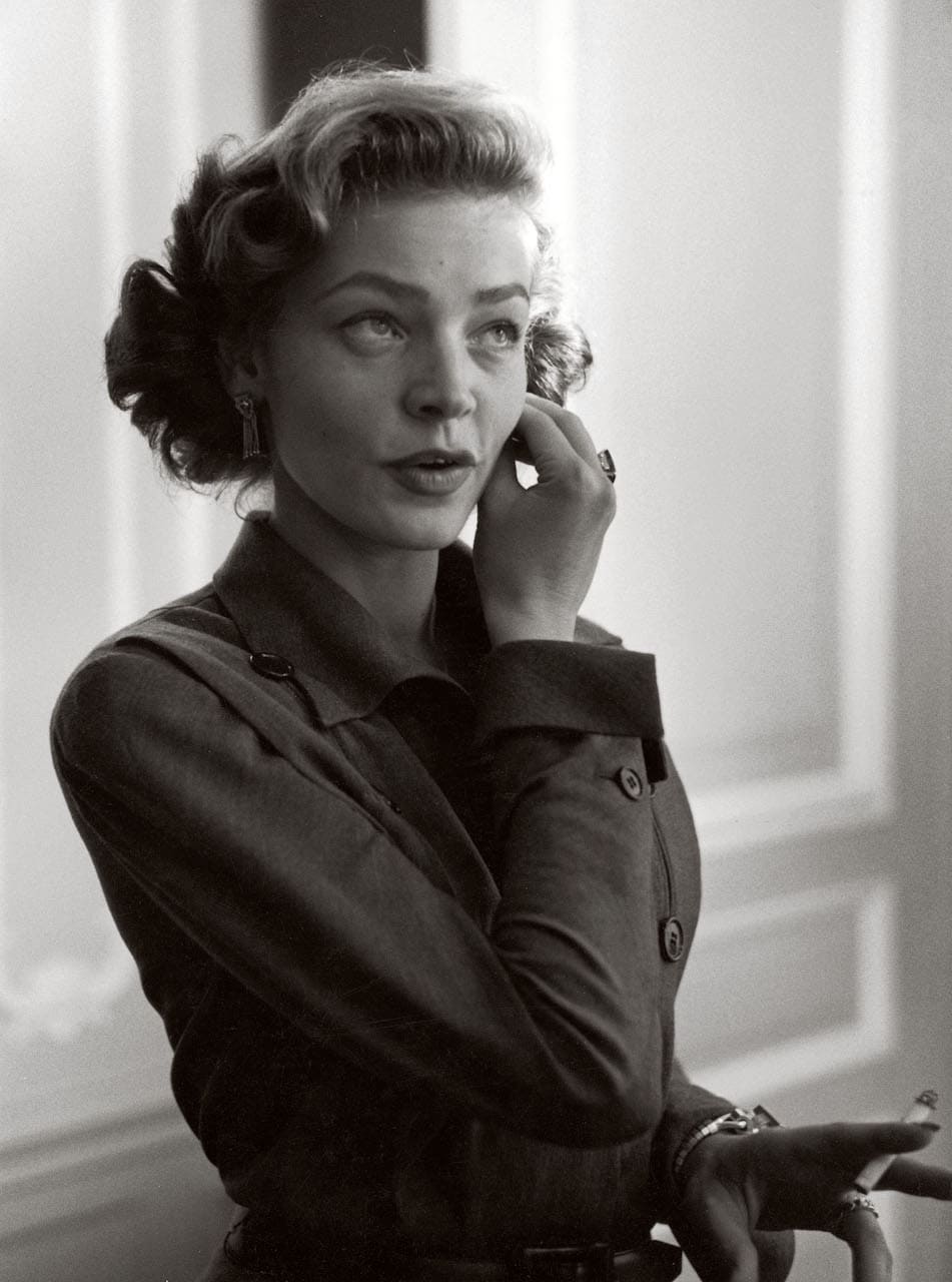 Lauren Bacall, St. Regis Hotel, New York, 1950. © Ruth Orkin Photo Archive