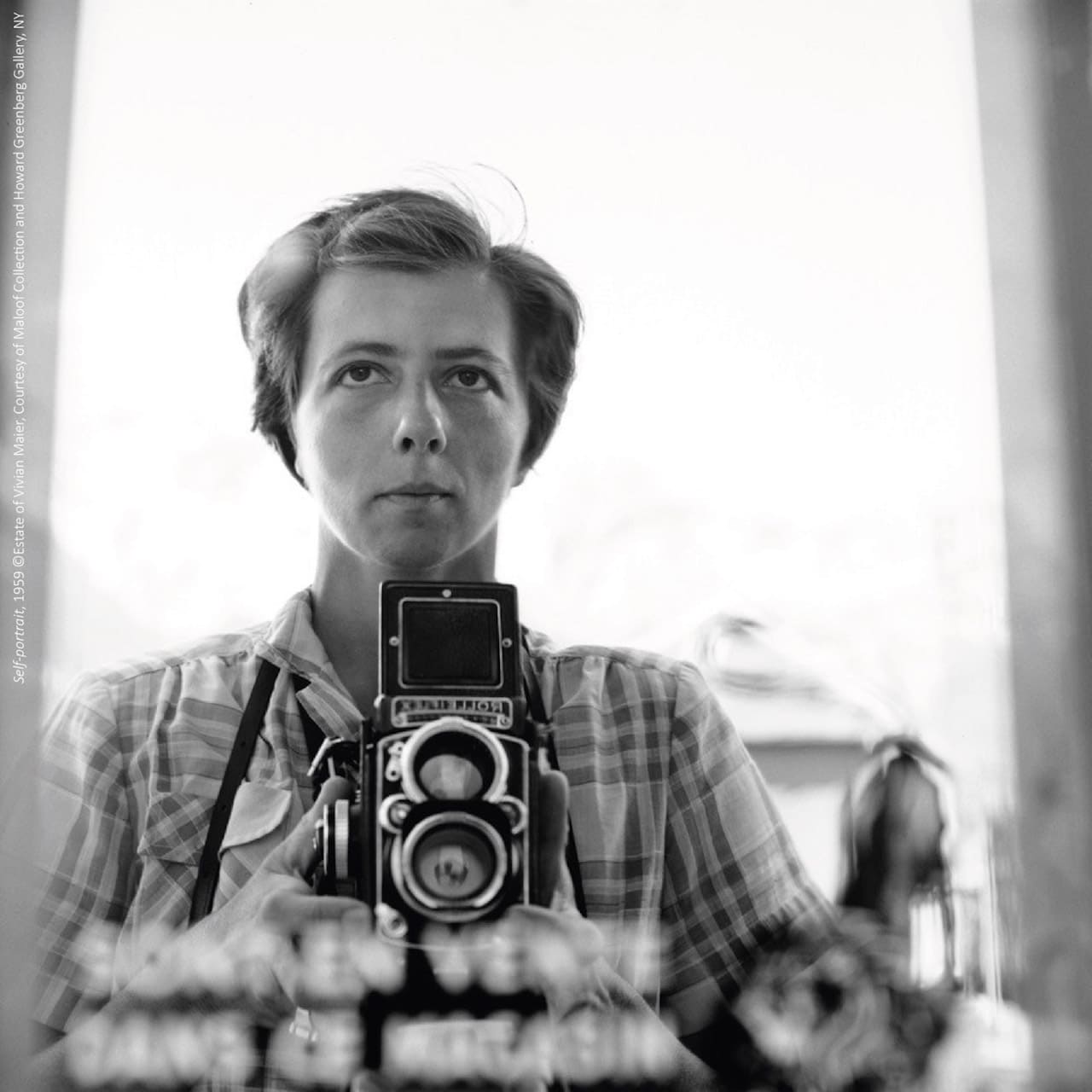 Self-portrait, 1959 ©Estate of Vivian Maier, Courtesy of Maloof Collection and Howard Greenberg Gallery, NY