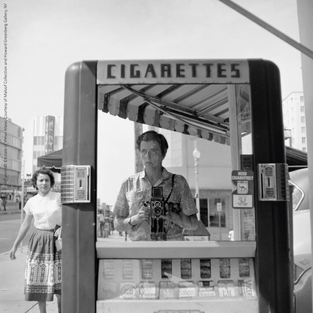 Self-portrait ©Estate of Vivian Maier, Courtesy of Maloof Collection and Howard Greenberg Gallery, NY