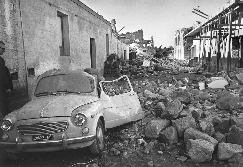 Aldo Durazzi, Terremoto del Belice, 1968