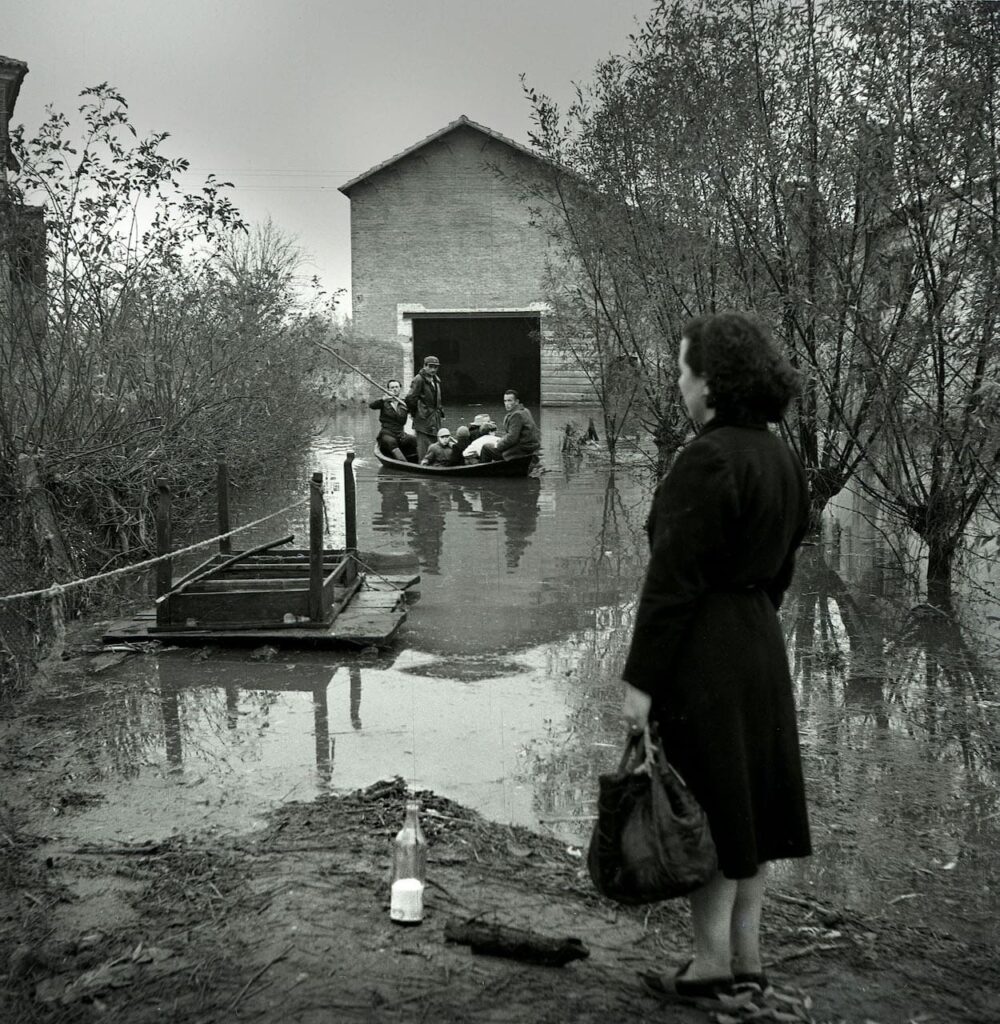 Giuseppe Palmas, Alluvione Polesine, 1951
