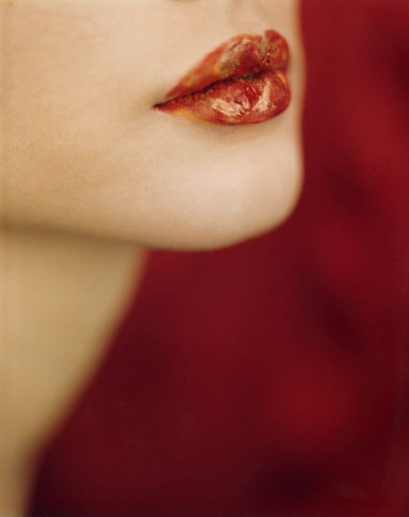 Maria Vittoria Backhaus: Rossa, Polaroid 809. Editoriale Io Donna Milano, 1997