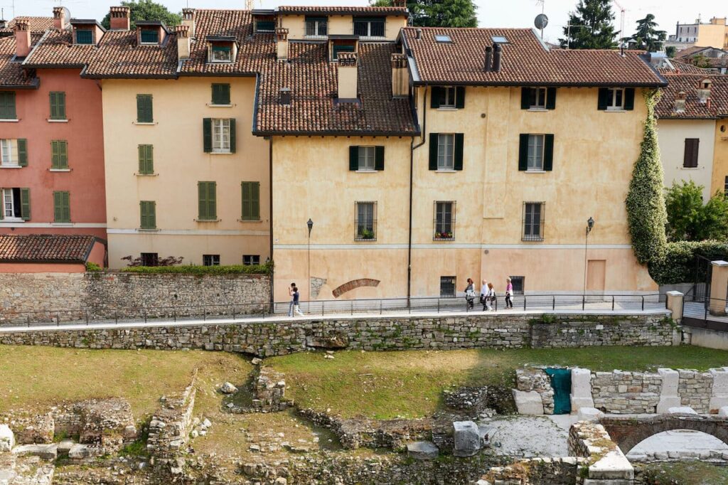 Passaggio del Corridoio UNESCO a sud del Teatro romano ©Archivio Fotografico Civici Musei di Brescia – Photo Tomás Quiroga