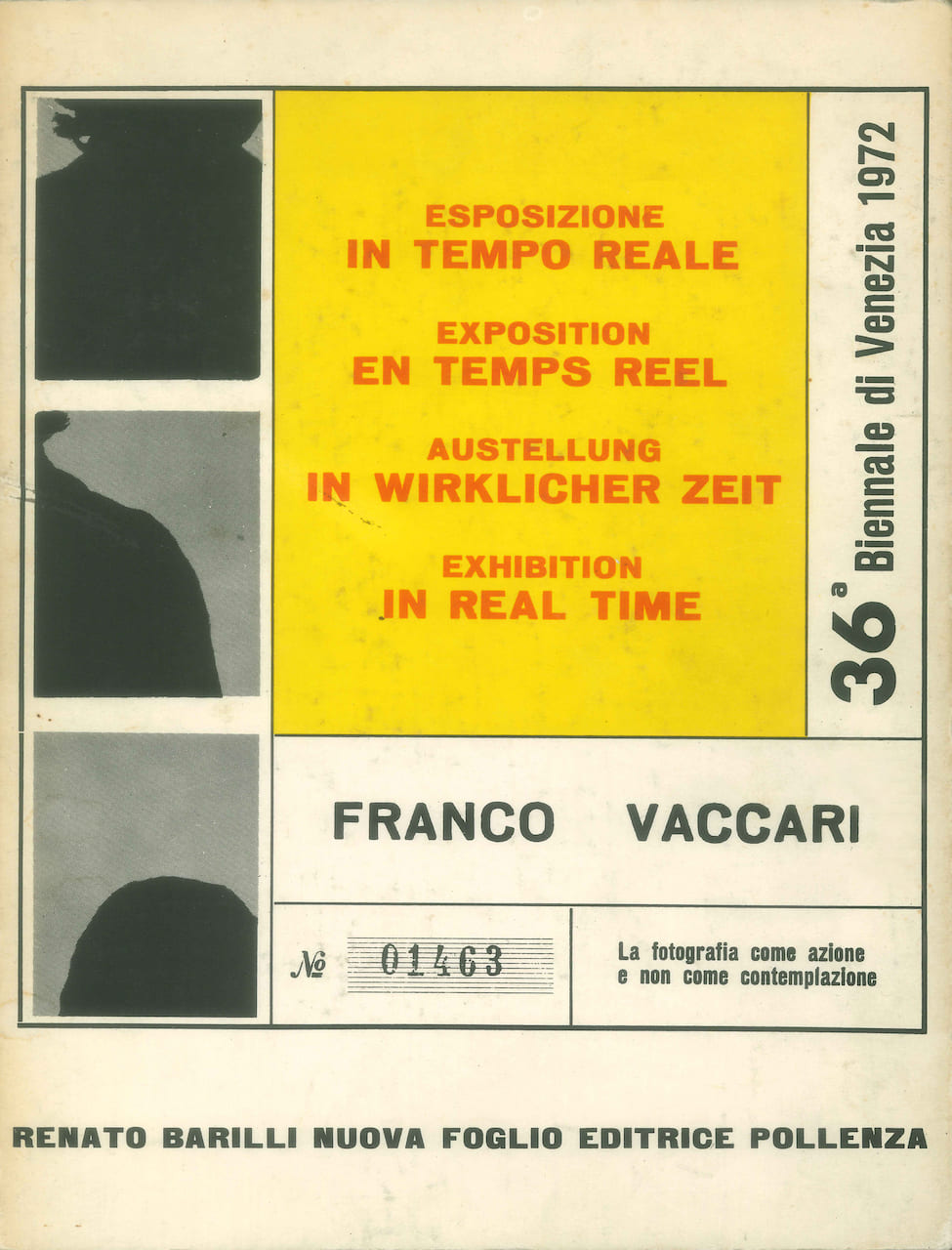 Franco Vaccari, Esposizione in tempo reale, 1972
