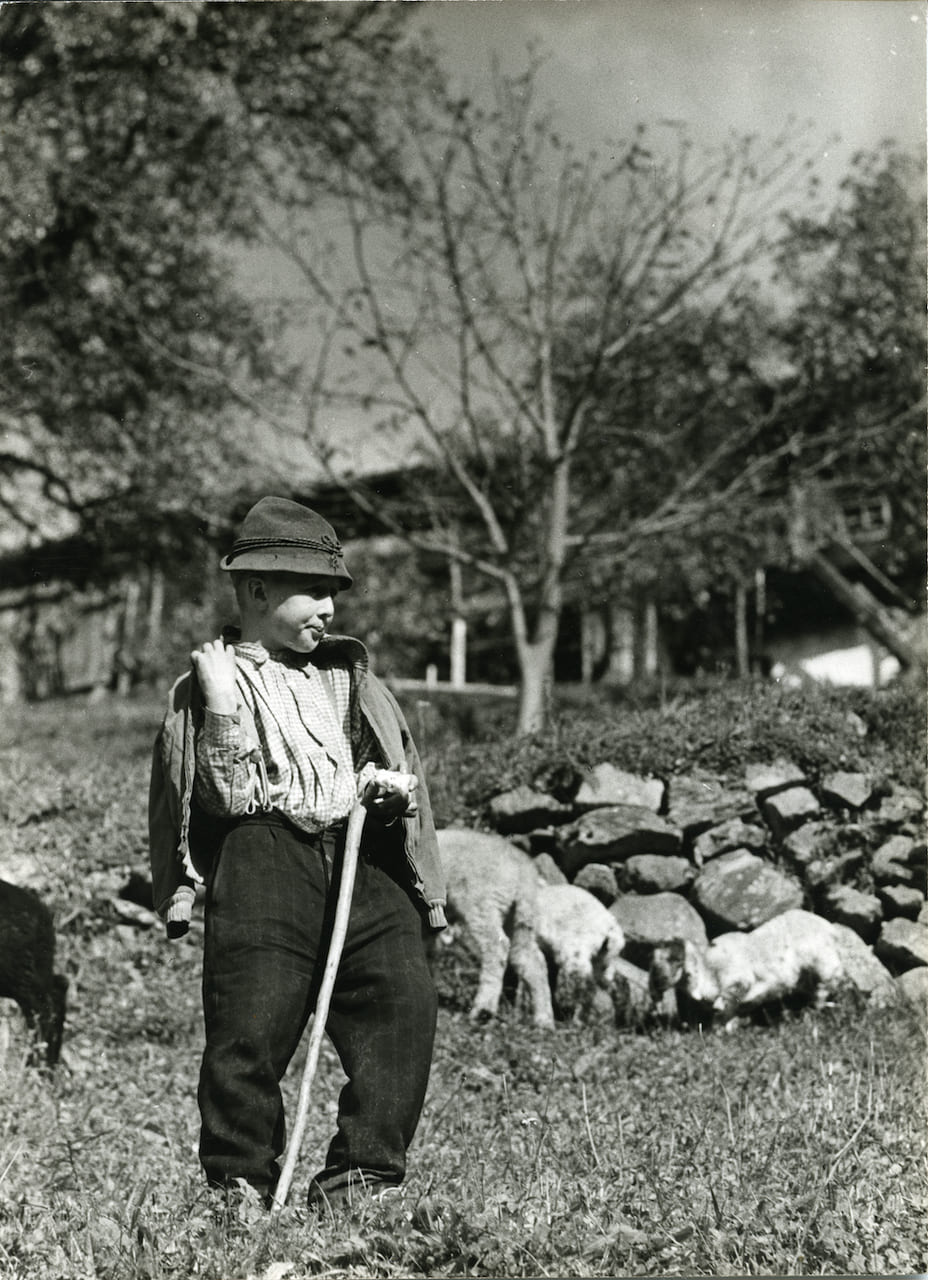 Flavio Faganello. Valle dei Mòcheni 1966 (Crediti_Archivio fotografico storico Provincia di Trento)