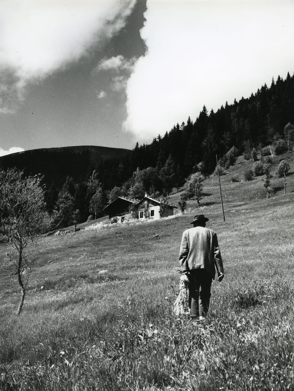 Flavio Faganello.Valle dei Mòcheni 1971 (Crediti_Archivio fotografico storico Provincia di Trento)