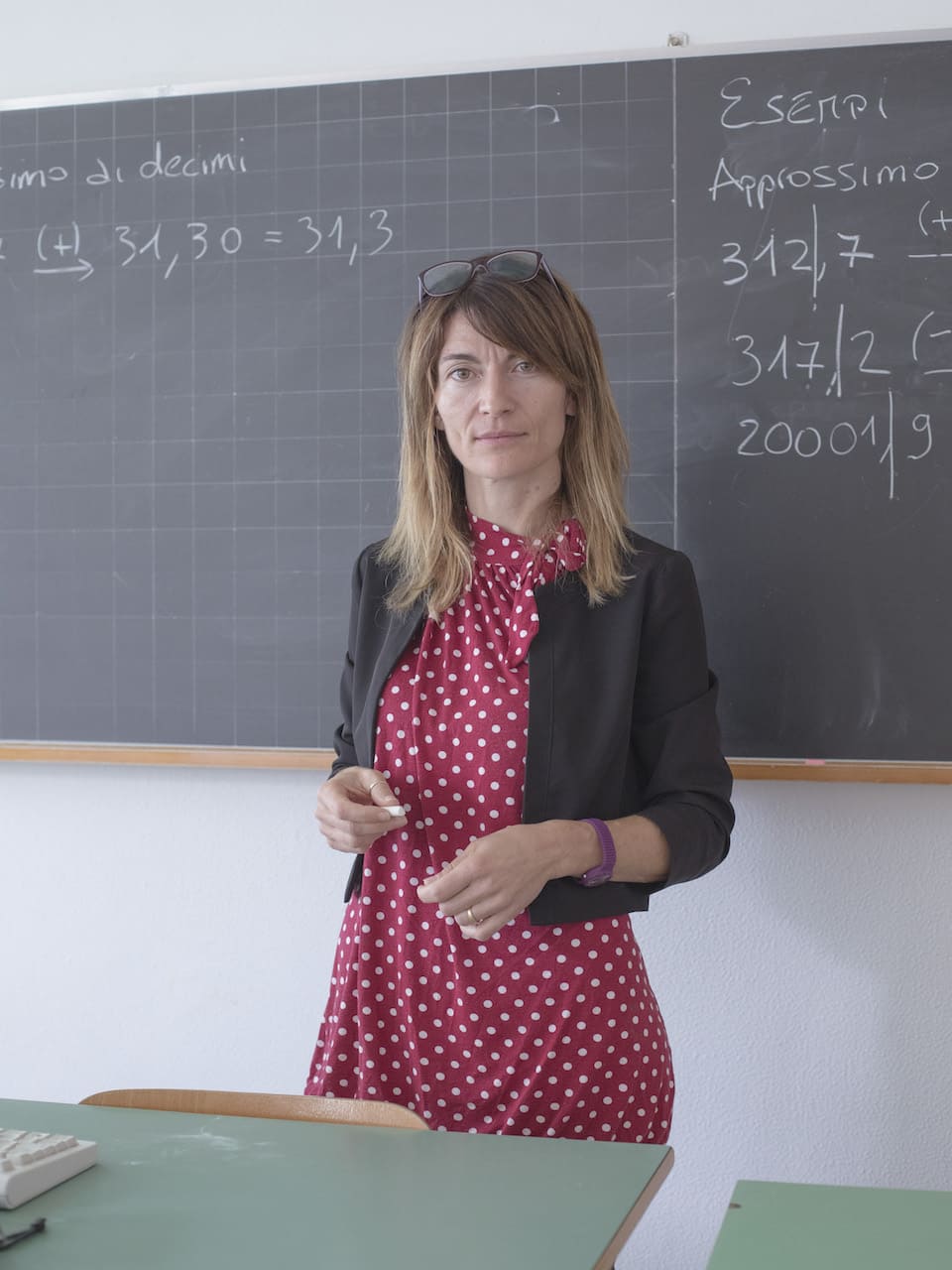 Martina Mazzucchi, 46 anni, insegna matematica e scienze presso la scuola secondaria di primo grado Scipio Sighele, Riva del Garda © TerraProject